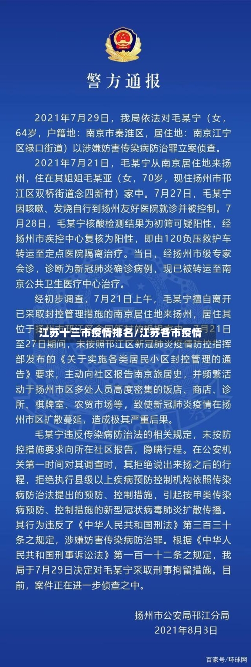 江苏十三市疫情排名/江苏各市疫情-第1张图片