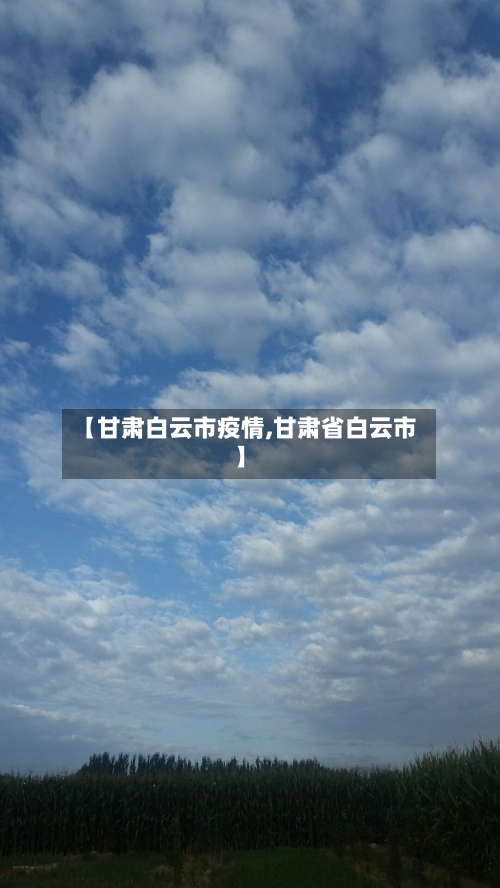 【甘肃白云市疫情,甘肃省白云市】-第3张图片