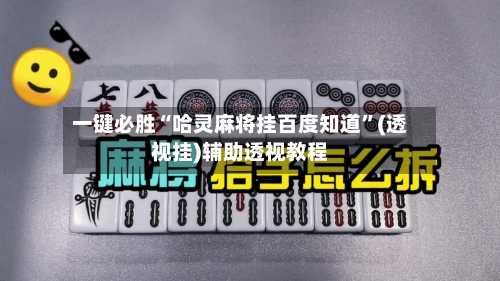 一键必胜“哈灵麻将挂百度知道”(透视挂)辅助透视教程-第2张图片