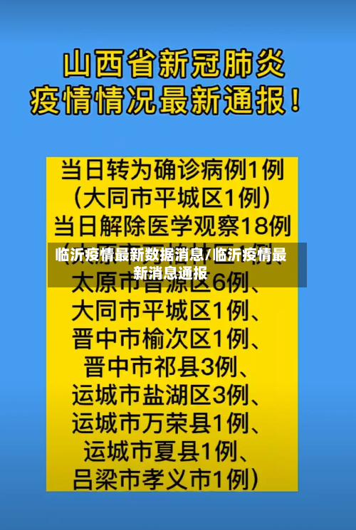 临沂疫情最新数据消息/临沂疫情最新消息通报-第1张图片