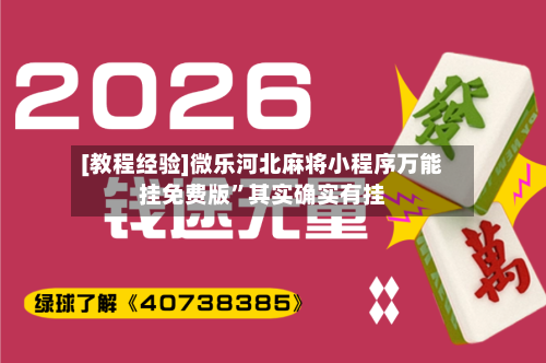 [教程经验]微乐河北麻将小程序万能挂免费版	”其实确实有挂-第2张图片