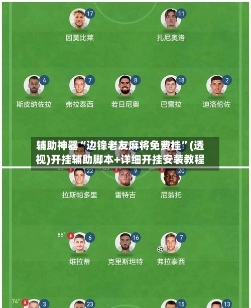 辅助神器“边锋老友麻将免费挂”(透视)开挂辅助脚本+详细开挂安装教程-第1张图片