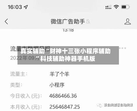 真实辅助“财神十三张小程序辅助	”科技辅助神器手机版-第1张图片