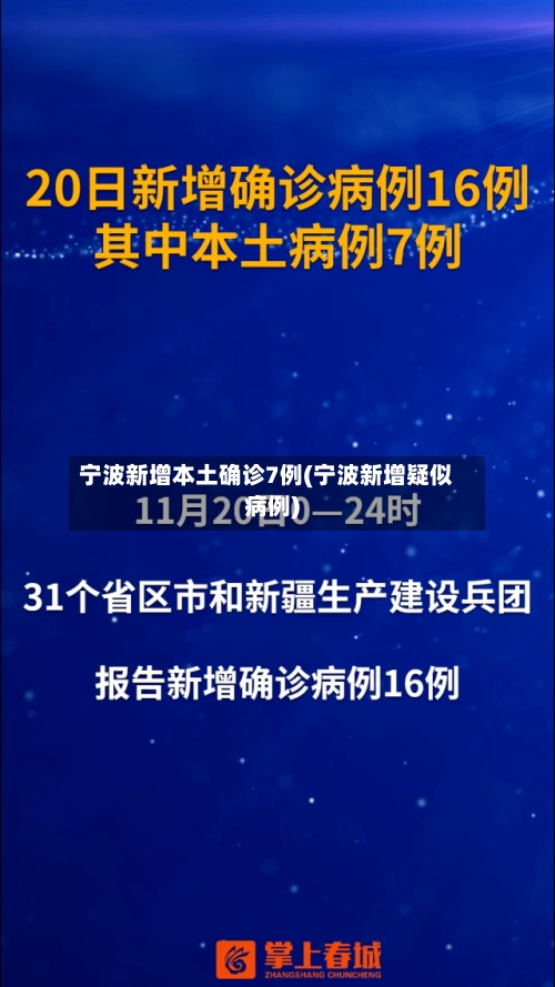 宁波新增本土确诊7例(宁波新增疑似病例)-第1张图片