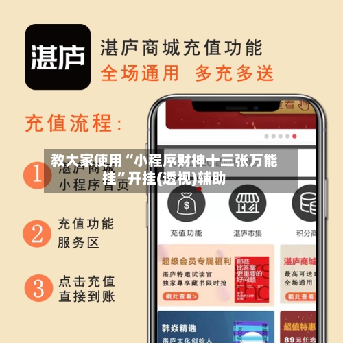 教大家使用“小程序财神十三张万能挂	”开挂(透视)辅助-第3张图片