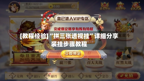 [教程经验]“拼三张透视挂	”详细分享装挂步骤教程-第2张图片