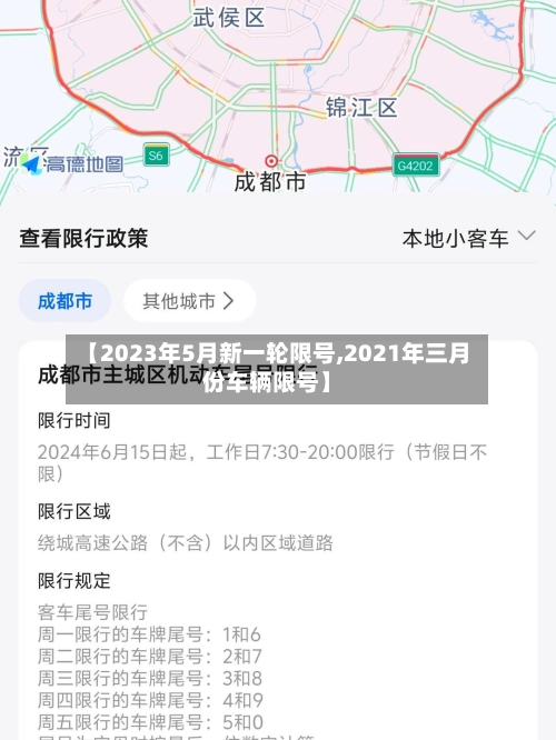 【2023年5月新一轮限号,2021年三月份车辆限号】-第2张图片