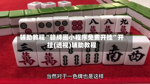 辅助教程“赣牌圈小程序免费开挂”开挂(透视)辅助教程-第3张图片