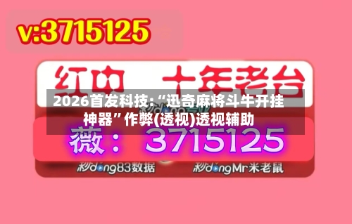 2026首发科技:“迅奇麻将斗牛开挂神器	”作弊(透视)透视辅助-第1张图片
