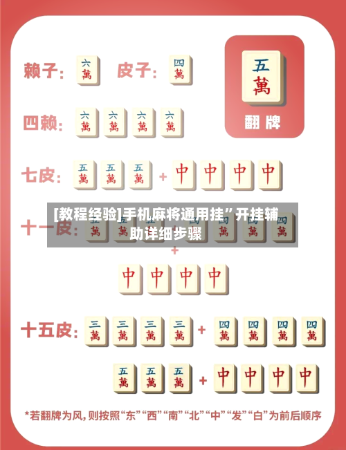 [教程经验]手机麻将通用挂”开挂辅助详细步骤-第2张图片