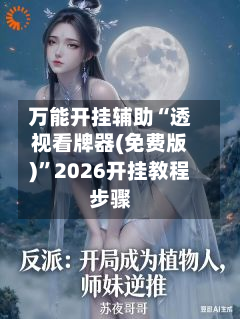 万能开挂辅助“透视看牌器(免费版)”2026开挂教程步骤-第3张图片