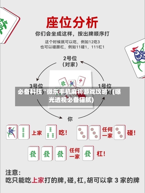 必备科技“微乐手机麻将游戏攻略	”(曝光透视必备猫腻)-第2张图片