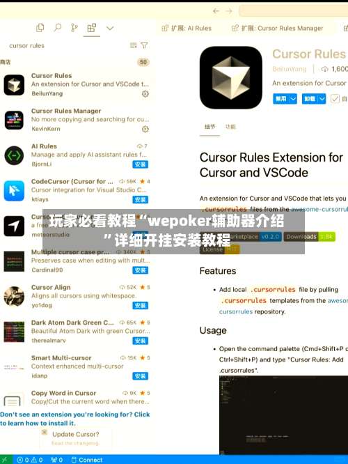 玩家必看教程“wepoker辅助器介绍”详细开挂安装教程-第2张图片