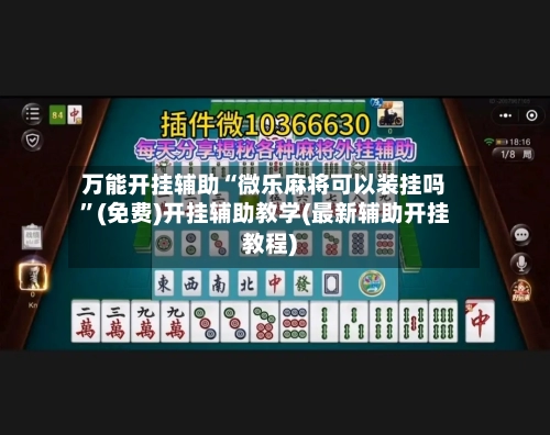 万能开挂辅助“微乐麻将可以装挂吗”(免费)开挂辅助教学(最新辅助开挂教程)-第2张图片