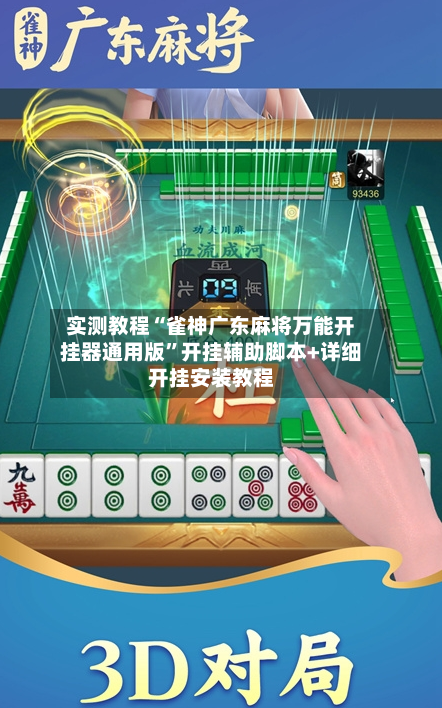 实测教程“雀神广东麻将万能开挂器通用版”开挂辅助脚本+详细开挂安装教程-第3张图片