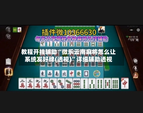 教程开挂辅助“微乐云南麻将怎么让系统发好牌(透视)	”详细辅助透视-第1张图片