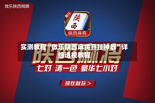实测教程“微乐陕西麻将开挂神器	”详细透视教程-第2张图片