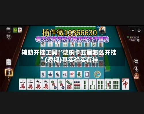 辅助开挂工具“微乐卡五星怎么开挂”(透视)其实确实有挂-第2张图片