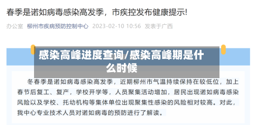 感染高峰进度查询/感染高峰期是什么时候-第2张图片