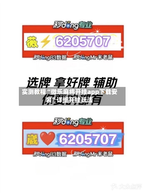 实测教程“微乐麻将开挂app下载安装”详细开挂玩法-第3张图片