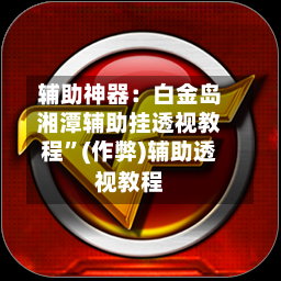 辅助神器：白金岛湘潭辅助挂透视教程”(作弊)辅助透视教程-第3张图片