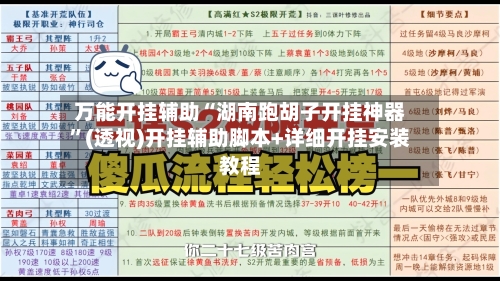 万能开挂辅助“湖南跑胡子开挂神器”(透视)开挂辅助脚本+详细开挂安装教程-第3张图片