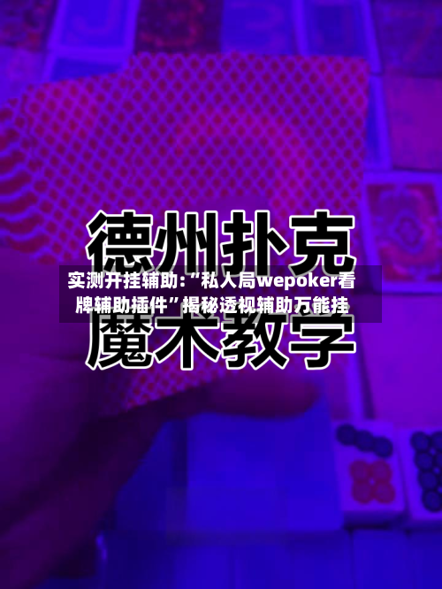 实测开挂辅助:“私人局wepoker看牌辅助插件”揭秘透视辅助万能挂-第1张图片