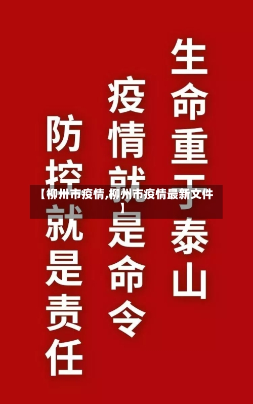 【柳卅市疫情,柳州市疫情最新文件】-第1张图片