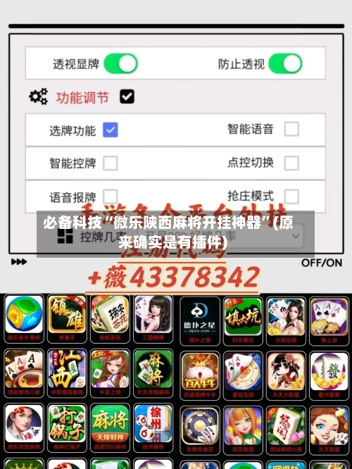 必备科技“微乐陕西麻将开挂神器	”(原来确实是有插件)-第1张图片