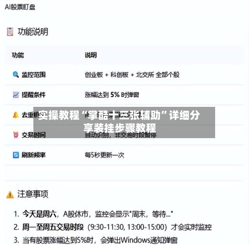 实操教程“掌酷十三张辅助”详细分享装挂步骤教程-第2张图片
