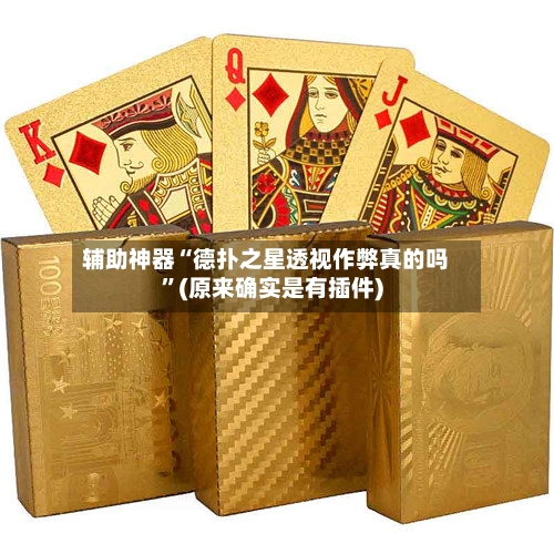 辅助神器“德扑之星透视作弊真的吗”(原来确实是有插件)-第3张图片