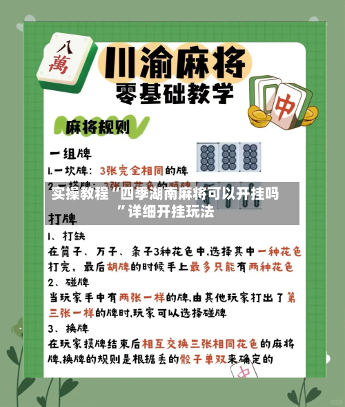 实操教程“四季湖南麻将可以开挂吗”详细开挂玩法-第1张图片
