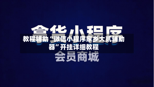 教程辅助“微信小程序家乡大贰辅助器	”开挂详细教程-第1张图片
