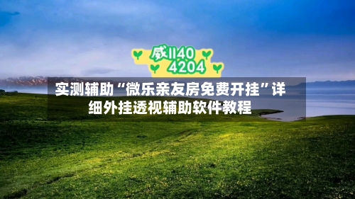 实测辅助“微乐亲友房免费开挂”详细外挂透视辅助软件教程-第1张图片