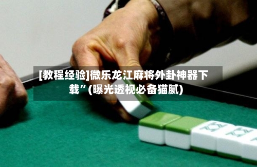 [教程经验]微乐龙江麻将外卦神器下载	”(曝光透视必备猫腻)-第1张图片