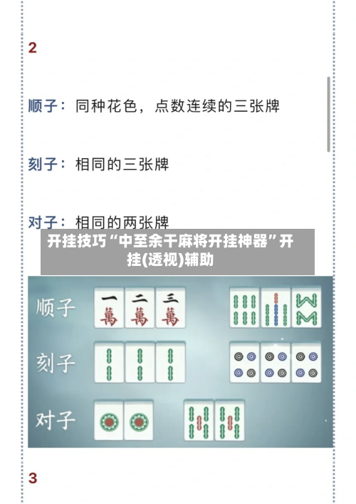 开挂技巧“中至余干麻将开挂神器”开挂(透视)辅助-第2张图片