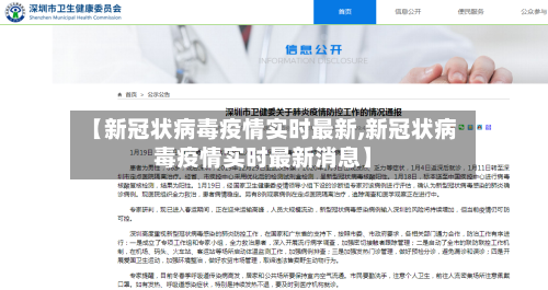【新冠状病毒疫情实时最新,新冠状病毒疫情实时最新消息】-第1张图片